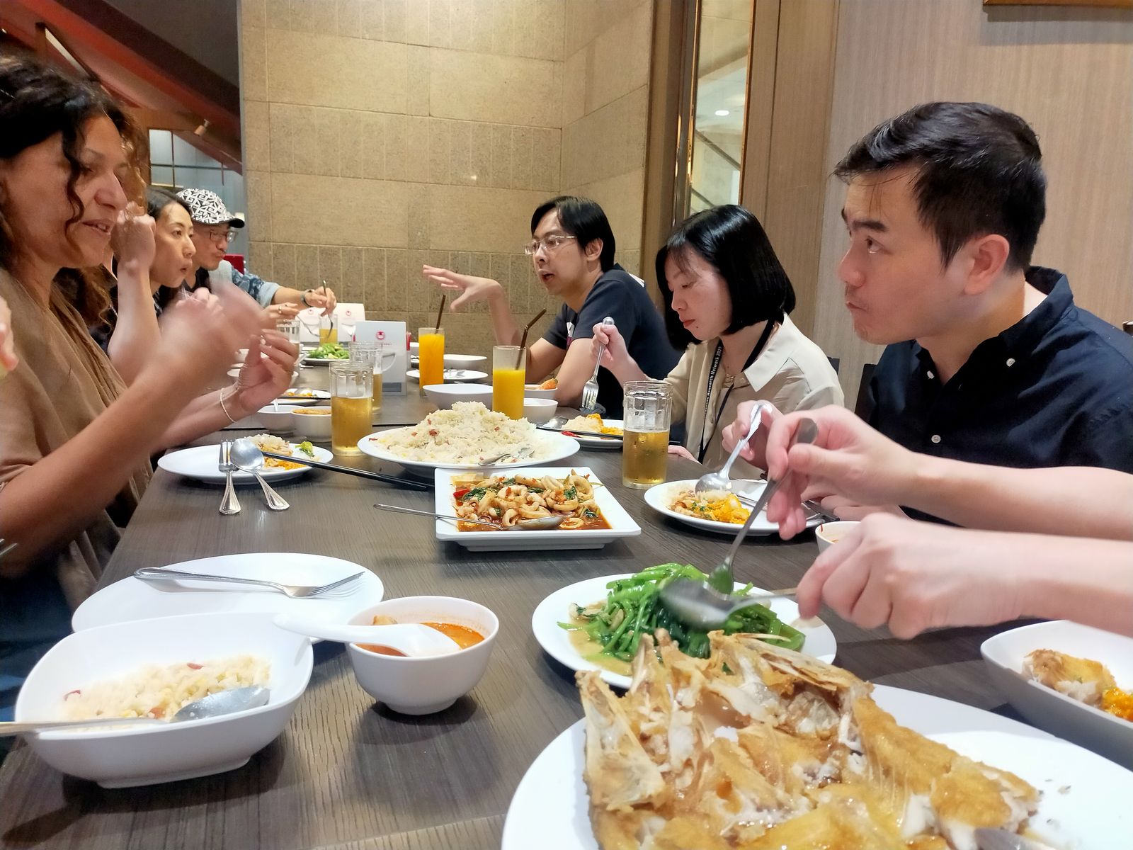 最終日の会食